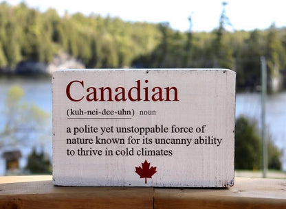 Canadian Definition Sign