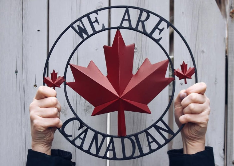 We Are Canadian Wall Decor