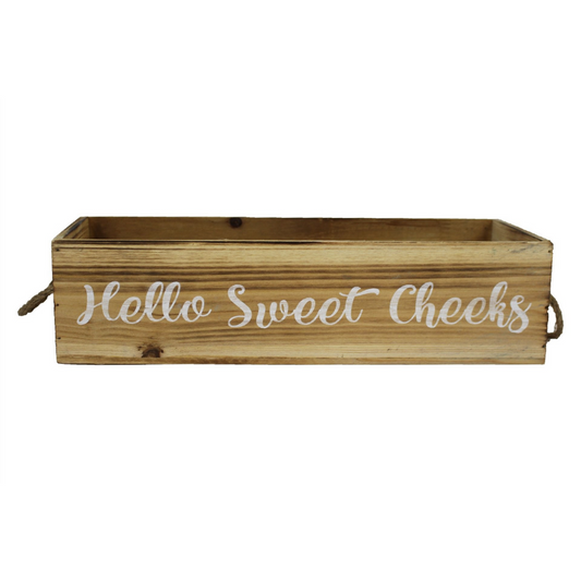 "Hello Sweet Cheeks" - Decorative Crate