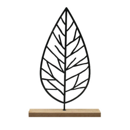 Metal Leaf Decor