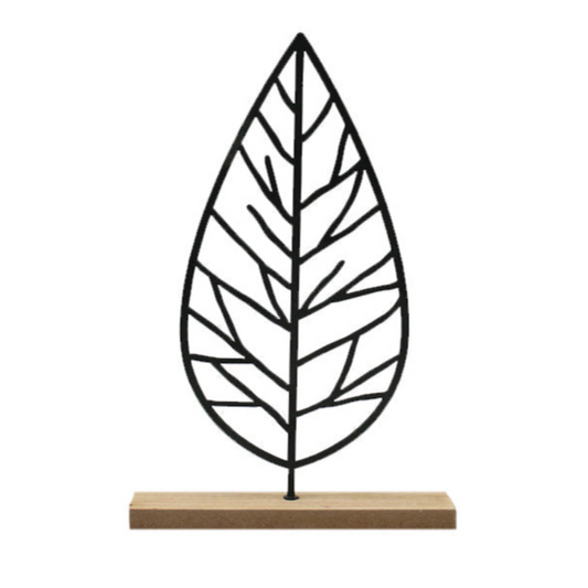Metal Leaf Decor