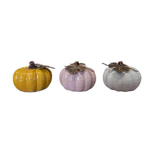 Ceramic Pumpkin Decor