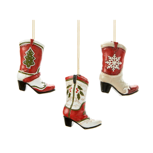 Cowboy Boot Ornaments