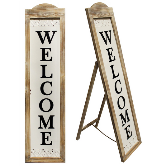 Welcome Fold Out Sign