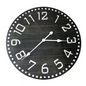 Industrial Wood Wall Clock