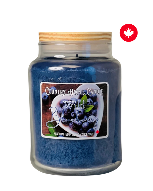 Wild Blueberry Paraffin Candle