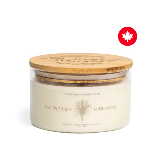 Pure LEMONGRASS - Soy Wax Candle 14 oz