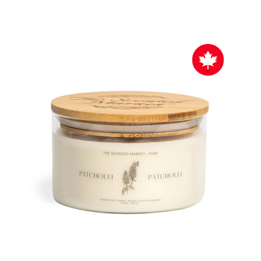 Pure PATCHOULI - Soy Wax Candle 14 oz