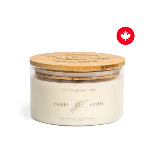 Pure VANILLA - Soy Wax Candle 14 oz