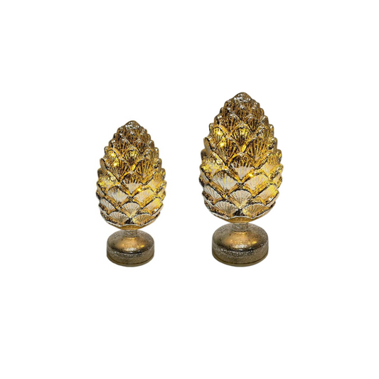 LED Pinecone Decor
