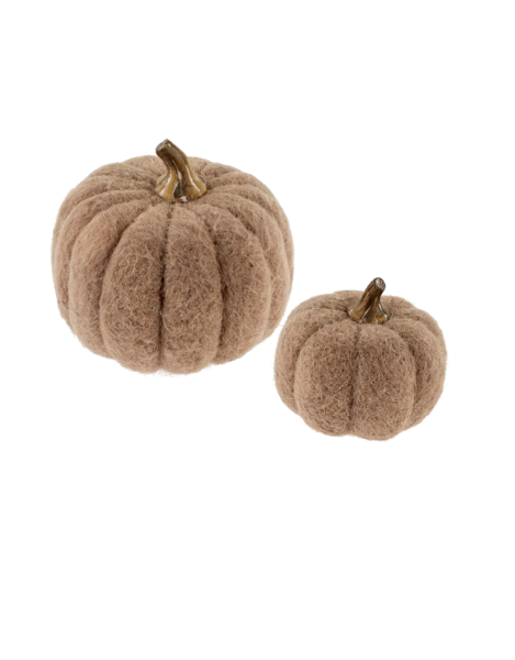 Felt Pumpkins - Oat