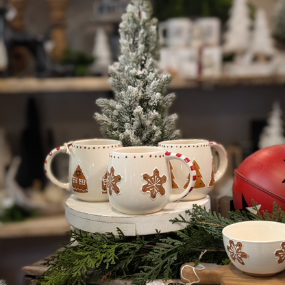 Festive Gingerbread Mugs