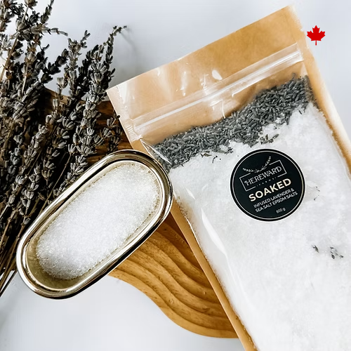 Soaked Lavender Bath Salts