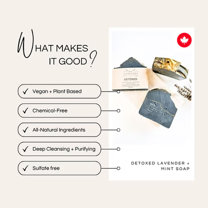 Detoxed Charcoal Shea Soap