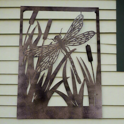 Dragonfly Metal Decor