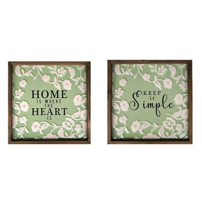 Assorted Floral Signs