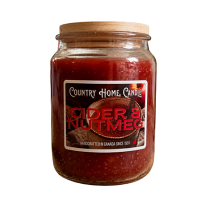 Cider & Nutmeg Paraffin Candle