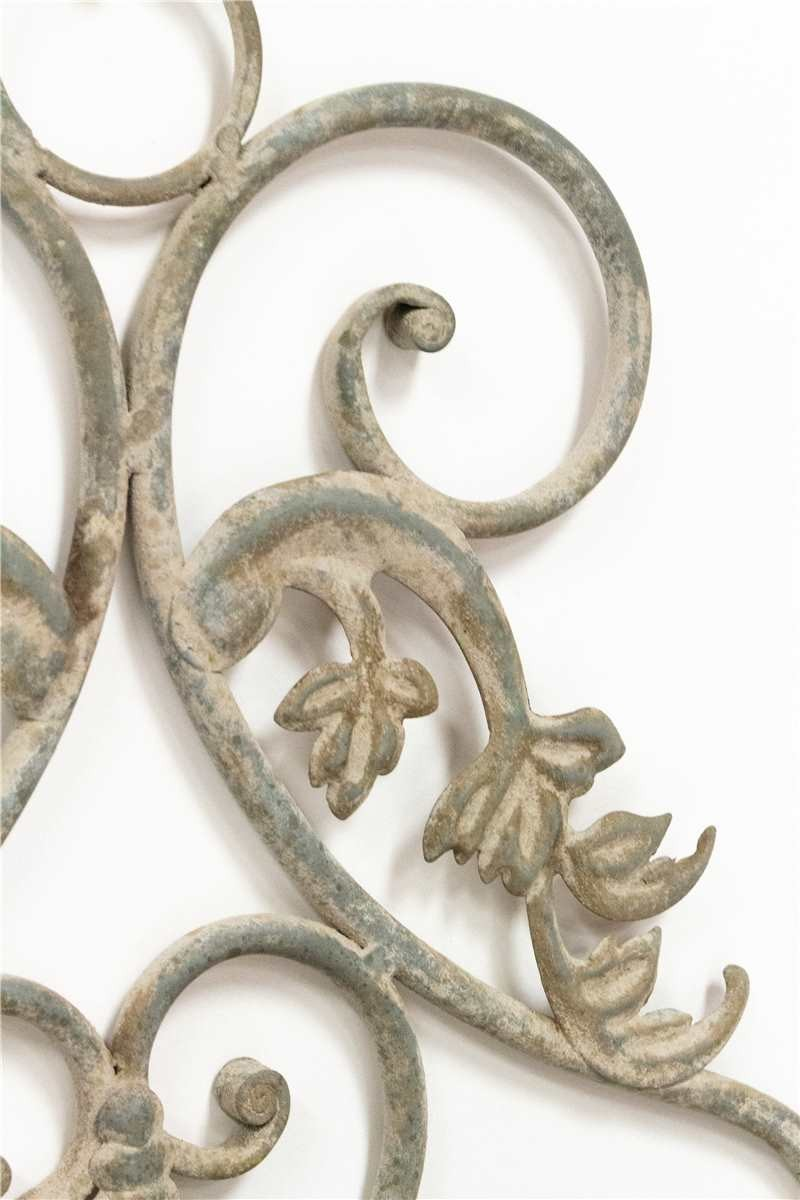 Rustic Metal Hanging Planter - Large