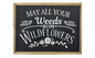 Black & White Garden Signs