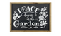 Black & White Garden Signs