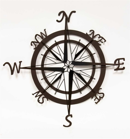 Metal Wall Compass