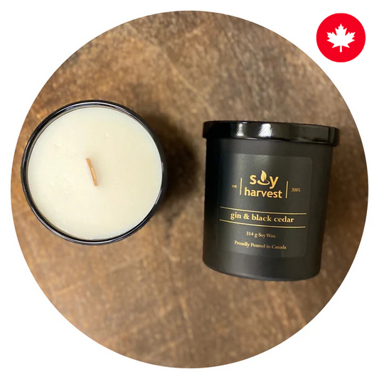 Gin and Black Cedar Soy Candle