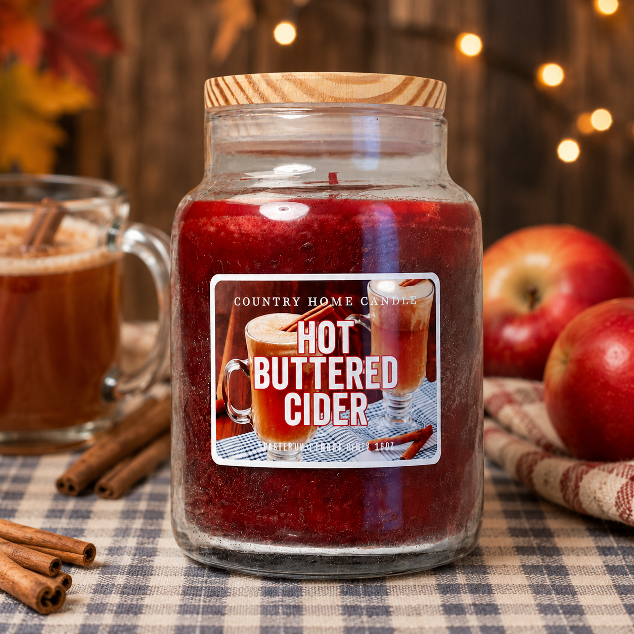 Hot Buttered Cider Paraffin Candle