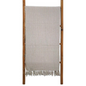 Cream Textured Throw 100% Cotton