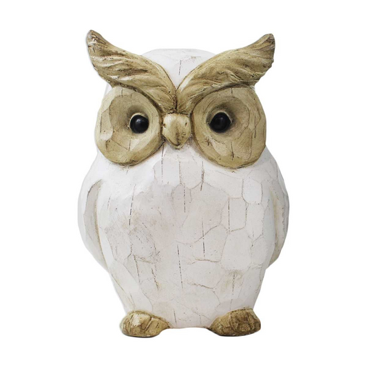 Distressed Carved Owl - Small
