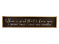 "When I said that I love you..." - Sign