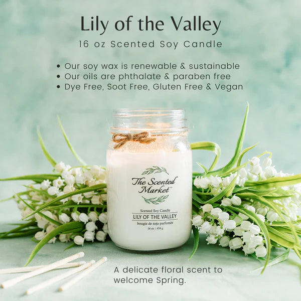 Lily of the Valley - Soy Wax Candle