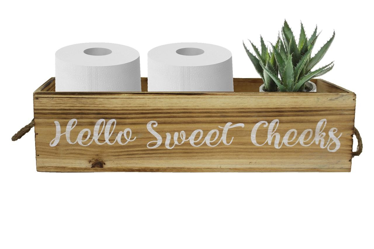 "Hello Sweet Cheeks" - Decorative Crate