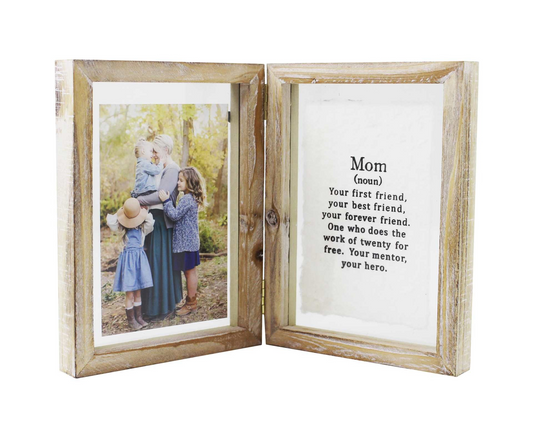 4x6 Folding Photo Frame - Mom