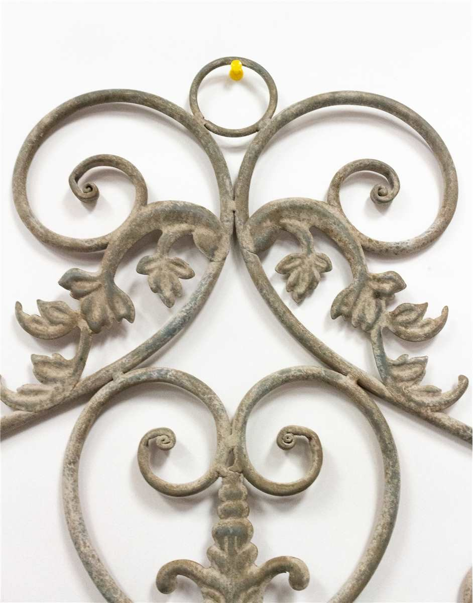 Rustic Metal Hanging Planter - Large