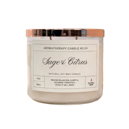 Sage & Citrus Aromatherapy Candle