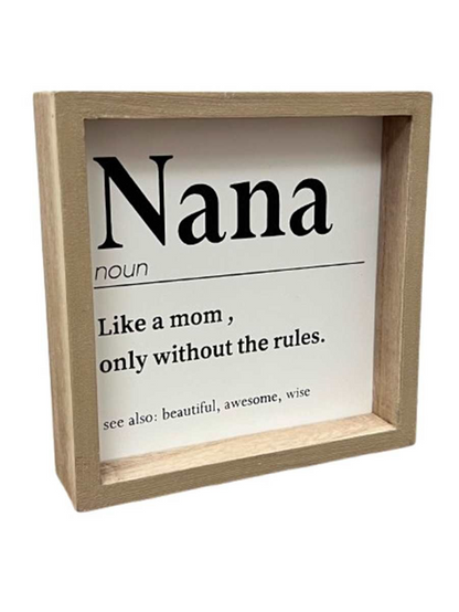 Nana - Small Sign