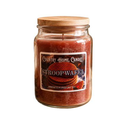 Stroopwafel Paraffin Candle
