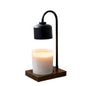 Black & Wood Arched Candle Warmer Lamp