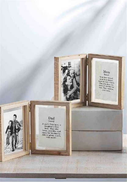 4x6 Folding Photo Frame - Mom