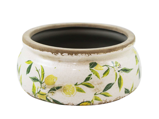 Round Lemon Planter
